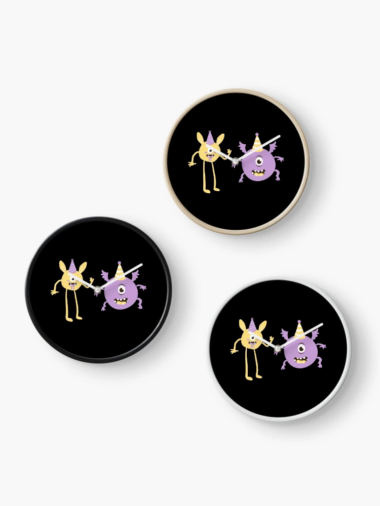 Thumbnail 3 of 4, Clock, Fun Party Monsters designed and sold by MoaaStore.