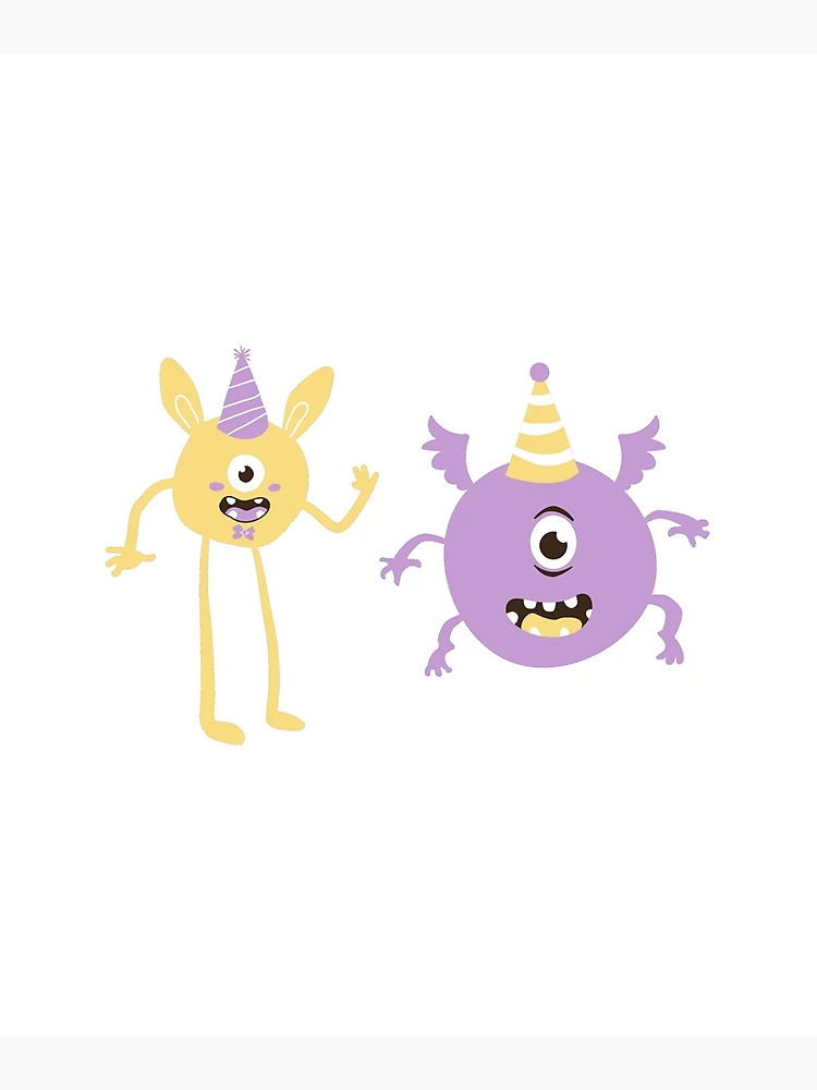 Thumbnail 3 of 3, Poster, Fun Party Monsters designed and sold by MoaaStore.