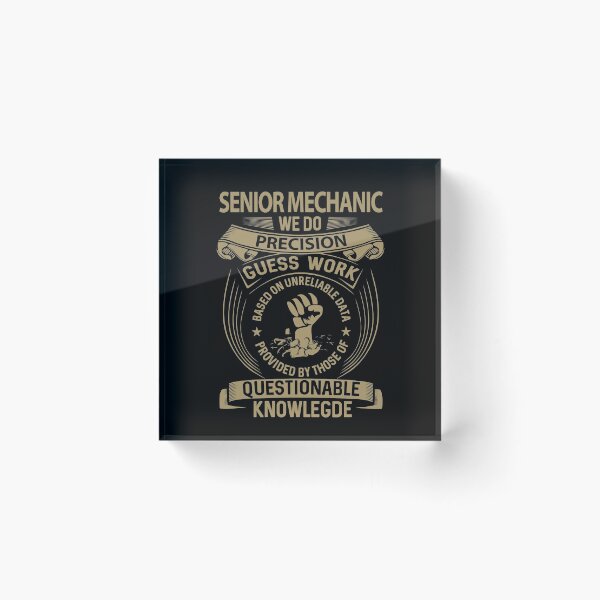 Item preview, Senior Mechanic T Shirt - We Do Precision Job Gift Item Tee designed and sold by natalinedk.
