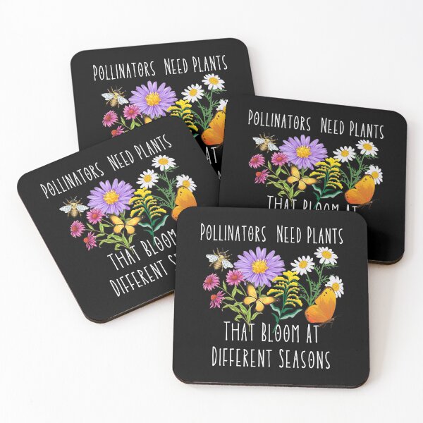 Item preview, Pollinators Need Plants That Bloom At Different Seasons Design designed and sold by EarthArtDesigns.