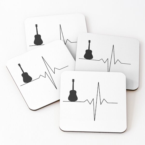 Item preview, Guitar heart Beat | Live for the Guitar designed and sold by ArtbyJamasin.