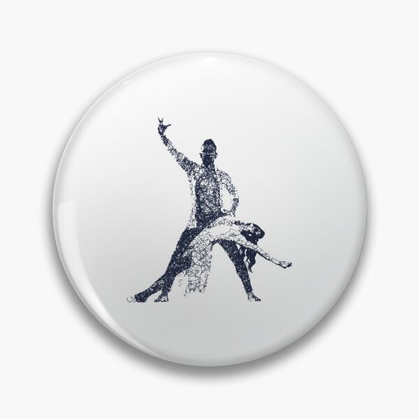 Item preview, Dance couple 4 - Blue ink designed and sold by WietskeWelten.