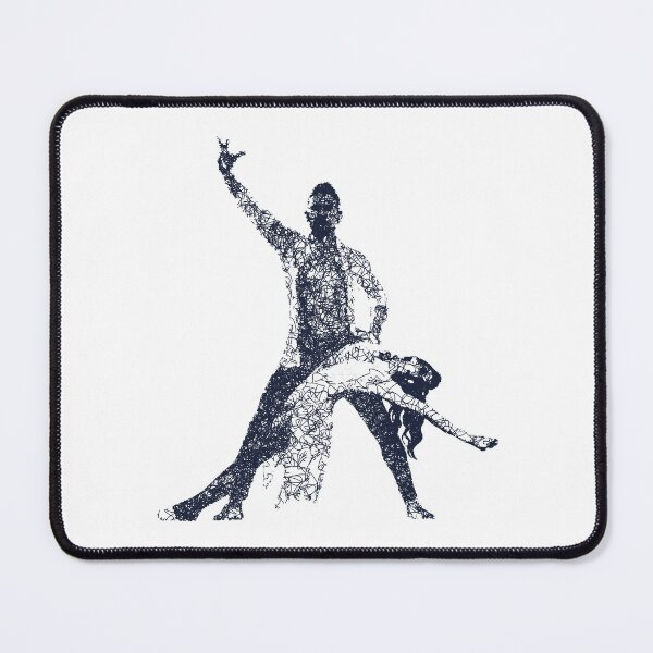 Item preview, Dance couple 4 - Blue ink designed and sold by WietskeWelten.