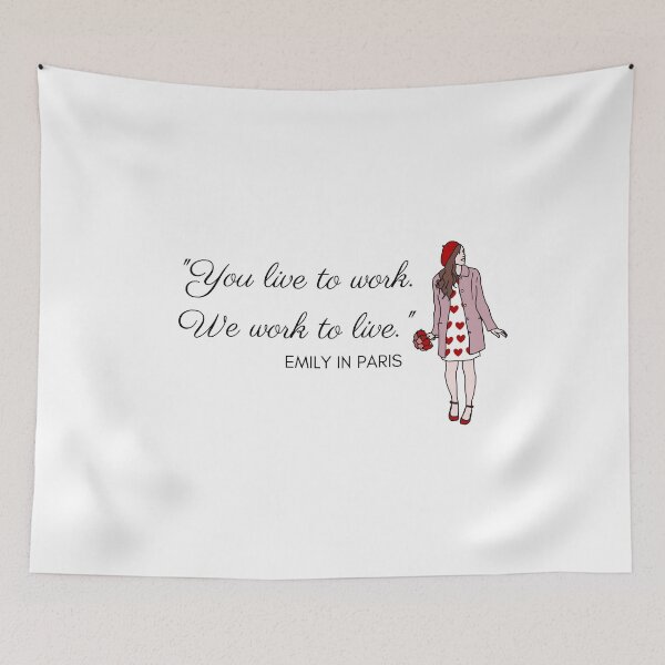 Item preview, 'You live to work. We work to live.' quote designed and sold by designsbyreaia.