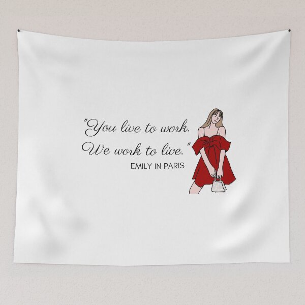Item preview, 'You live to work. We work to live.' quote designed and sold by designsbyreaia.