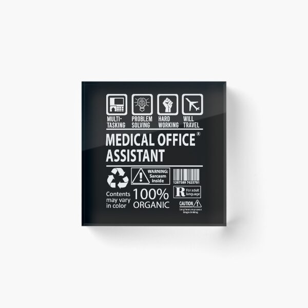 Item preview, Medical Office Assistant T Shirt - MultiTasking Certified Job Gift Item Tee designed and sold by andahanson.