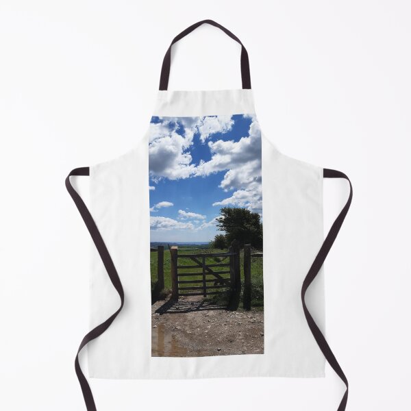 Item preview, Gate and clouds, South Downs at Saddlescombe designed and sold by Emma  Amies.