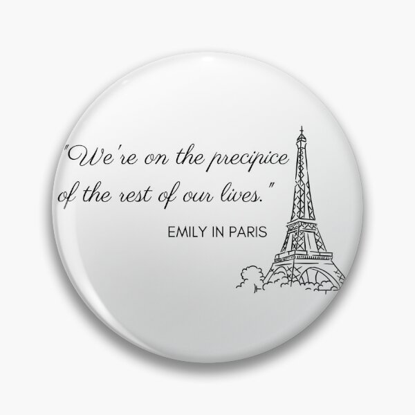Item preview, "We're on the precipice of the the rest of our lives." quote designed and sold by designsbyreaia.