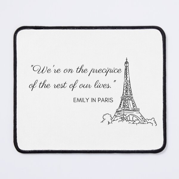 Item preview, "We're on the precipice of the the rest of our lives." quote designed and sold by designsbyreaia.