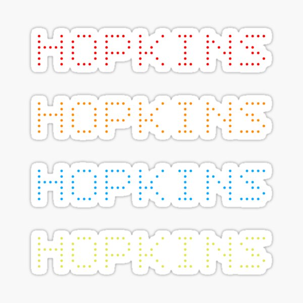 Hopkins MN Minnesota Name Family Vintage Retro Sports College Sticker
