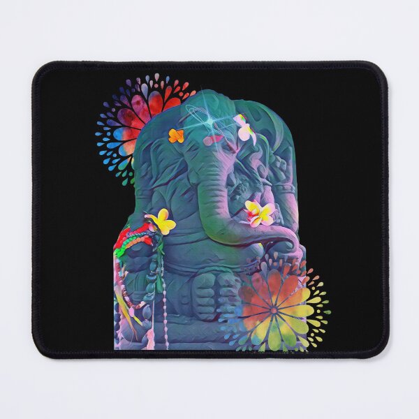 Item preview, The Way Forward is Through, Ganesh with Flower Mandala 2 designed and sold by Chele Eva Armstrong.
