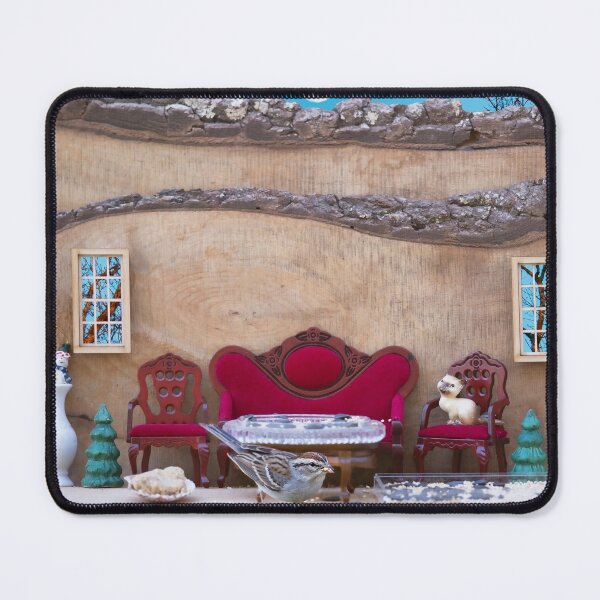 Item preview, Chipping Sparrow in Dollhouse Bird Feeder designed and sold by Bonnie T. Barry.