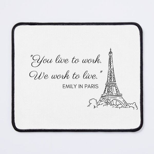 Item preview, You live to work. We work to live.' quote designed and sold by designsbyreaia.