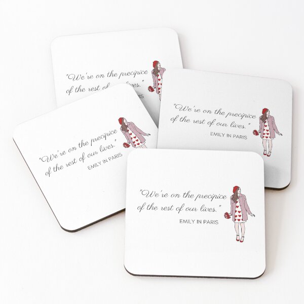 Item preview, "We're on the precipice of the the rest of our lives." quote designed and sold by designsbyreaia.