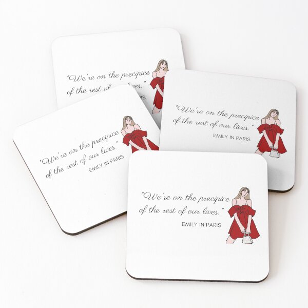 Item preview, "We're on the precipice of the the rest of our lives." quote designed and sold by designsbyreaia.