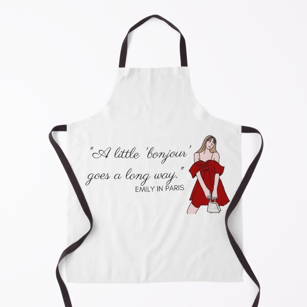 Item preview, A little bonjour goes a long way quote designed and sold by designsbyreaia.