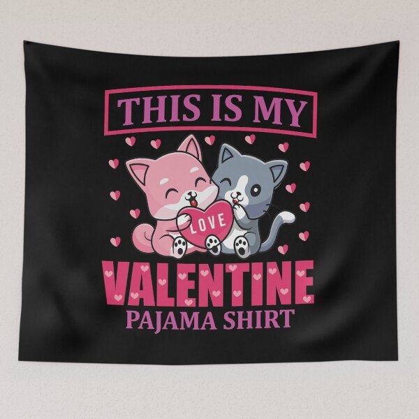 Item preview, This Is My Valentine Pajama Shirt Funny Valentine Gift designed and sold by mohalaz.