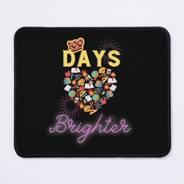 Item preview, 100 days brighter math teacher, funny math lovers gifts  designed and sold by Amirebdesign.