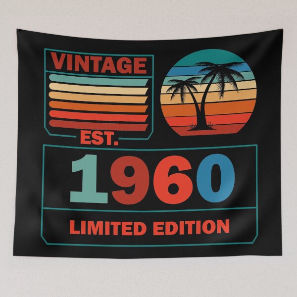 Item preview, Vintage Aged to perfection est 1960  designed and sold by Rami Khalifah.