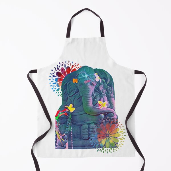 Item preview, The Way Forward is Through, Ganesh with Flower Mandala 4 designed and sold by Chele Eva Armstrong.