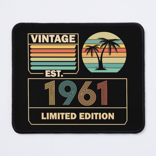 Item preview, Est 1961 Vintage 1961 Limited Edition 60th Birthday designed and sold by Rami Khalifah.