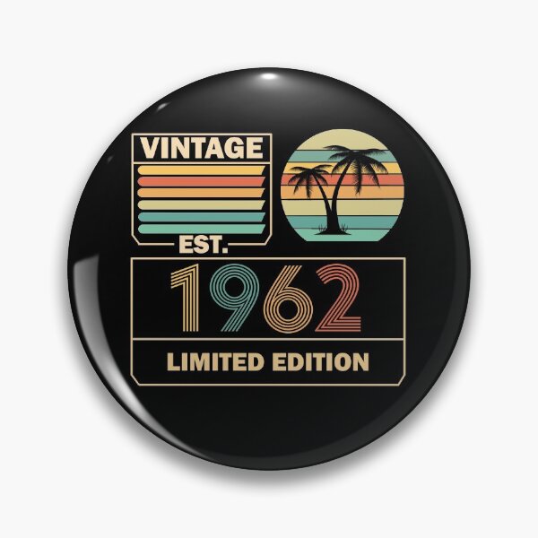Item preview, Est 1962 Vintage 1962 Limited Edition Birthday   designed and sold by Rami Khalifah.