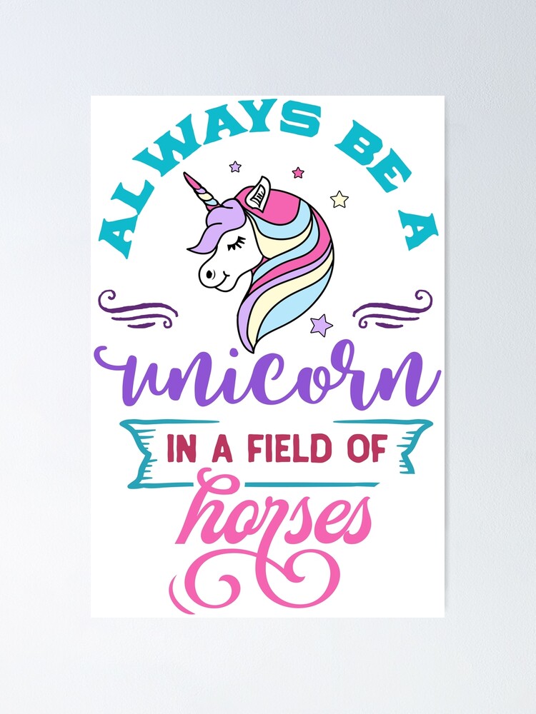 Unicorn Gifts Poster for Sale by Barnissim