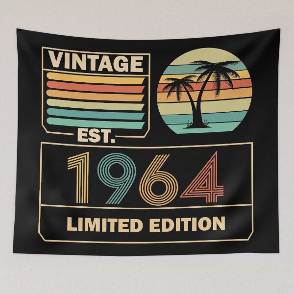 Item preview, Vintage Aged to perfection est 1964  designed and sold by Rami Khalifah.