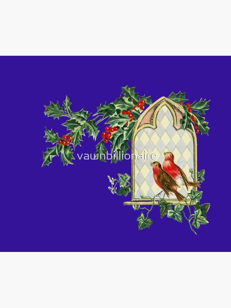"Christmas Singing Red Birds " Poster for Sale by vawnbillionaire