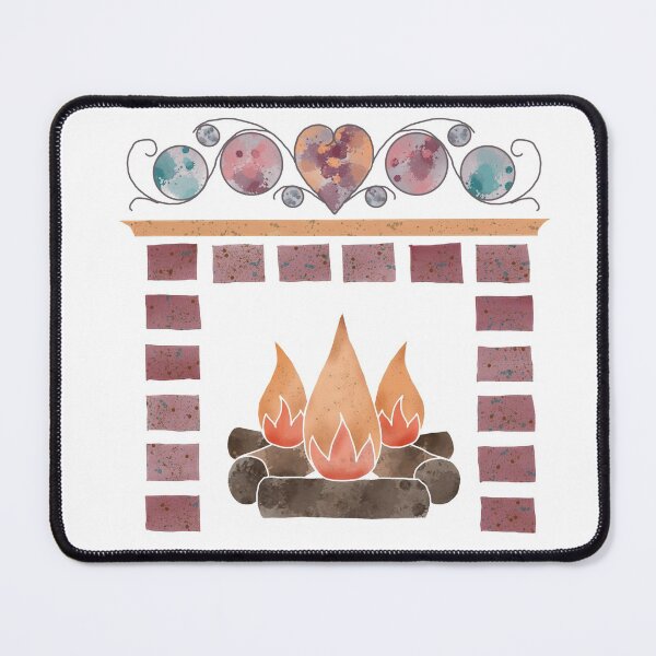 Item preview, Winter Fireplace Mantel designed and sold by floryavenue.