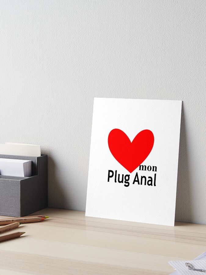 i love my anal plug Sticker" Art Board Print by youbox00 | Redbubble