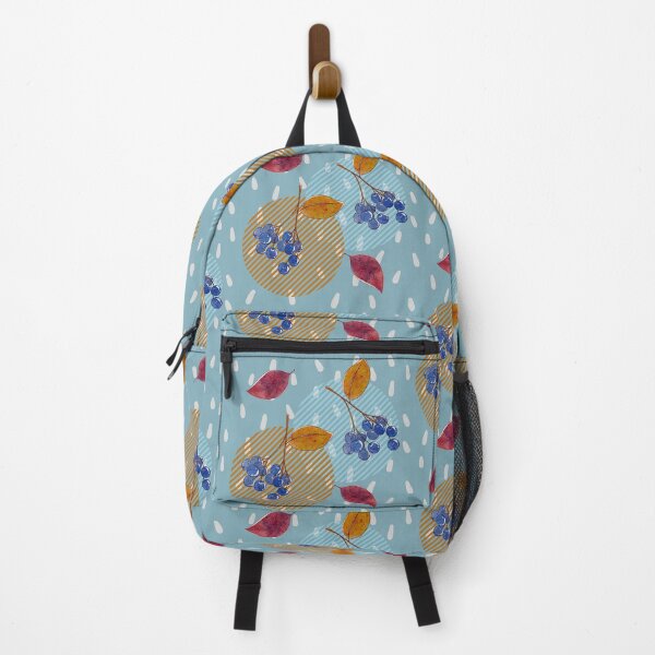Item preview, Love Autumn Rain Blue Berries Crossing Leaves designed and sold by Soul-Walker.