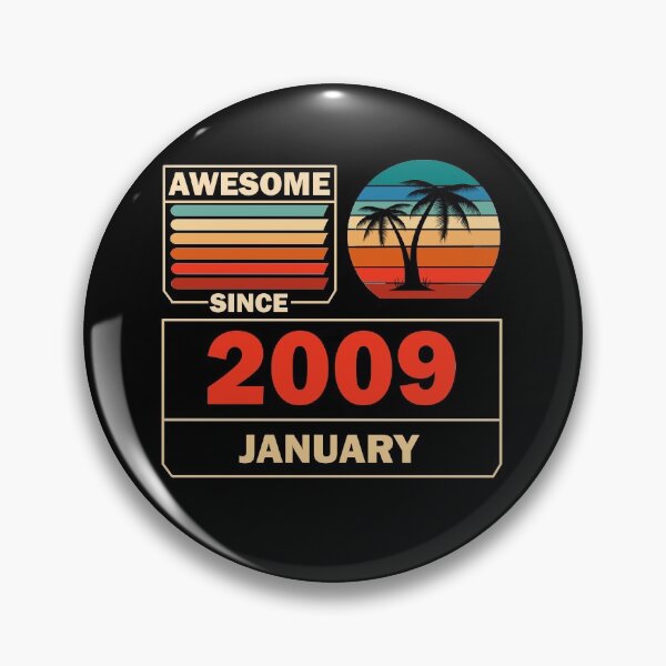Item preview, Awesome Since January 2009 13 Years Old 13 Birthday designed and sold by Rami Khalifah.