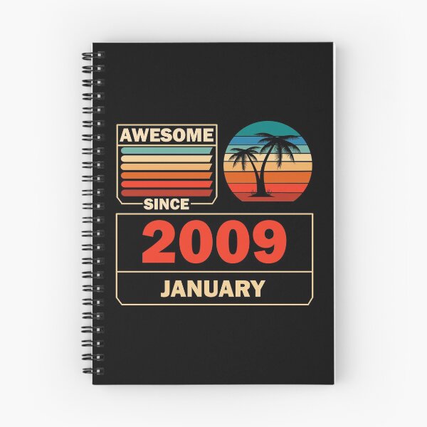 Item preview, Awesome Since January 2009 13 Years Old 13 Birthday designed and sold by Rami Khalifah.