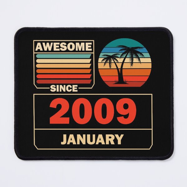 Item preview, Awesome Since January 2009 13 Years Old 13 Birthday designed and sold by Rami Khalifah.