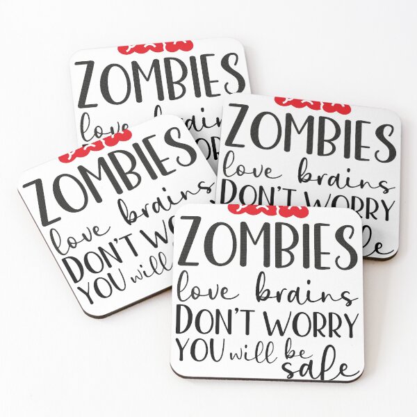 Item preview, Zombies Love Brains designed and sold by yanderedev.