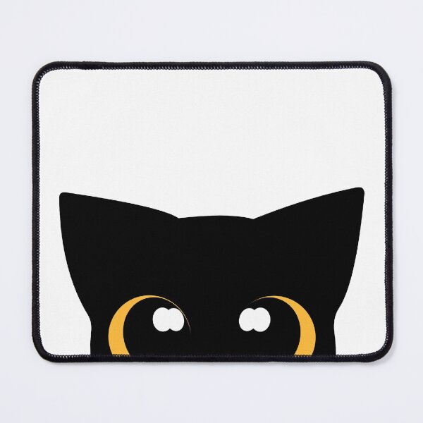 Item preview, Cute Eyes Black Cat designed and sold by ShumShumShop.