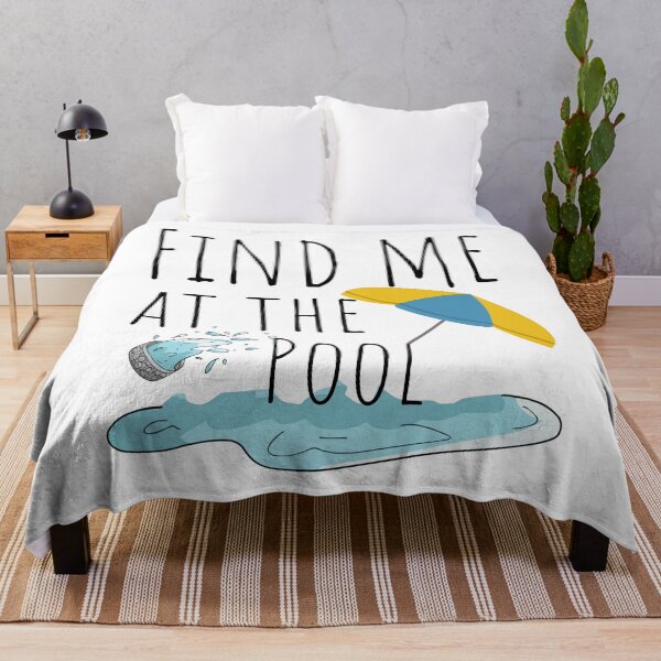 Item preview,  Swimmer Quote :Find me at the Pool designed and sold by LouzaArte.