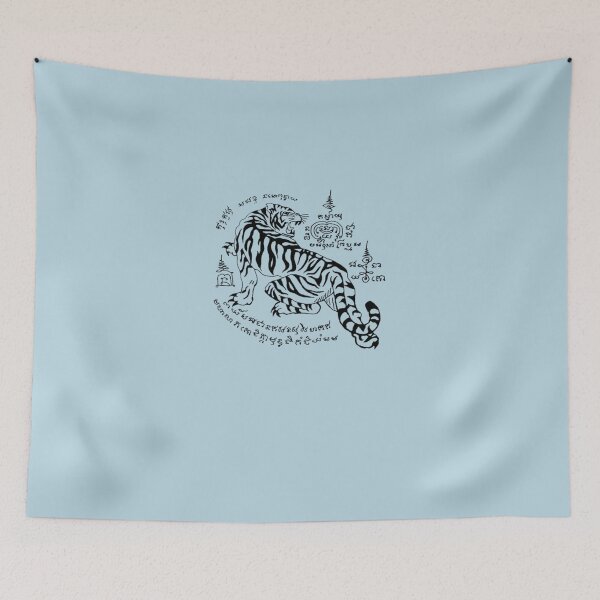 Item preview, Tiger yantra Sticker designed and sold by LauraZimmerma.