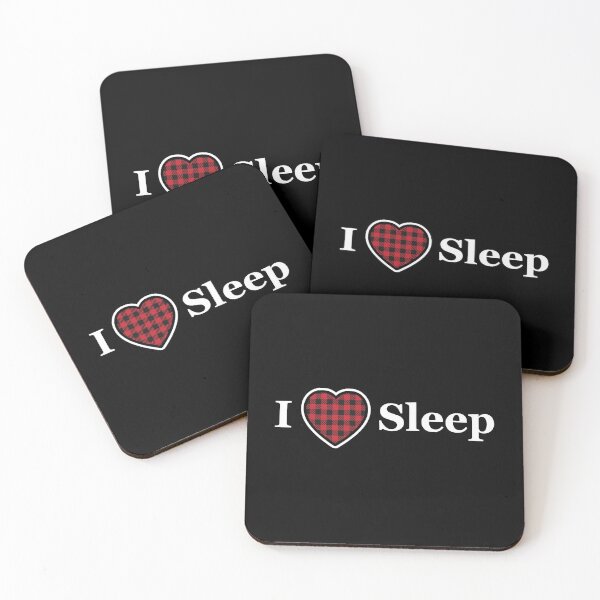 Item preview, Festival Of Sleep Day- I Love Sleep Clark plaid designed and sold by NawalMagdy.