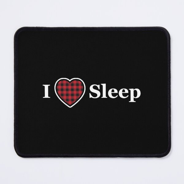 Item preview, Festival Of Sleep Day- I Love Sleep Clark plaid designed and sold by NawalMagdy.