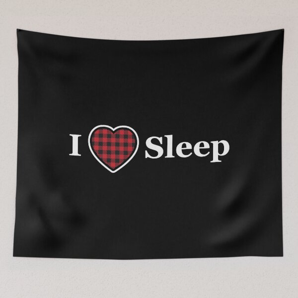 Item preview, Festival Of Sleep Day- I Love Sleep Clark plaid designed and sold by NawalMagdy.