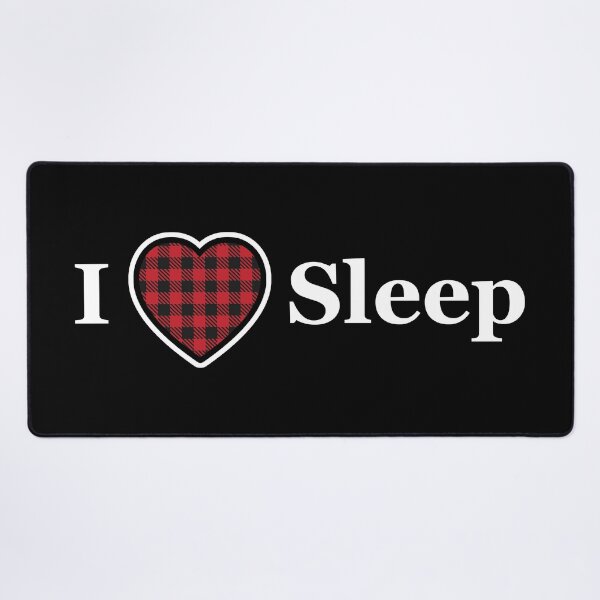 Item preview, Festival Of Sleep Day- I Love Sleep Clark plaid designed and sold by NawalMagdy.
