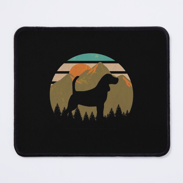 Item preview, Retro Vintage Mountains Beagle Dog Gift  designed and sold by Guarddogdrive.