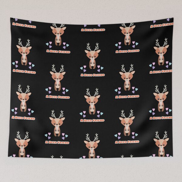 Item preview, A Deer Friend | Cute Deer | emotional Deer | cute Baby Deer designed and sold by Rilavie.