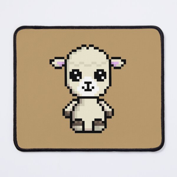 Item preview, Cute White sheep (Chibi Pixel Animal Character) designed and sold by Pixe11y.