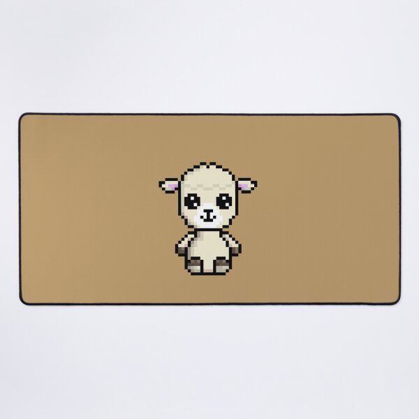 Item preview, Cute White sheep (Chibi Pixel Animal Character) designed and sold by Pixe11y.