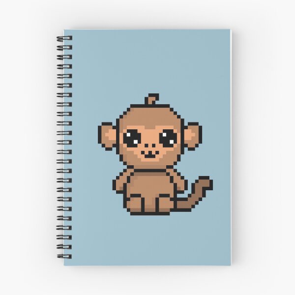 Item preview, Cute Monkey (Chibi Pixel Animal Character) designed and sold by Pixe11y.