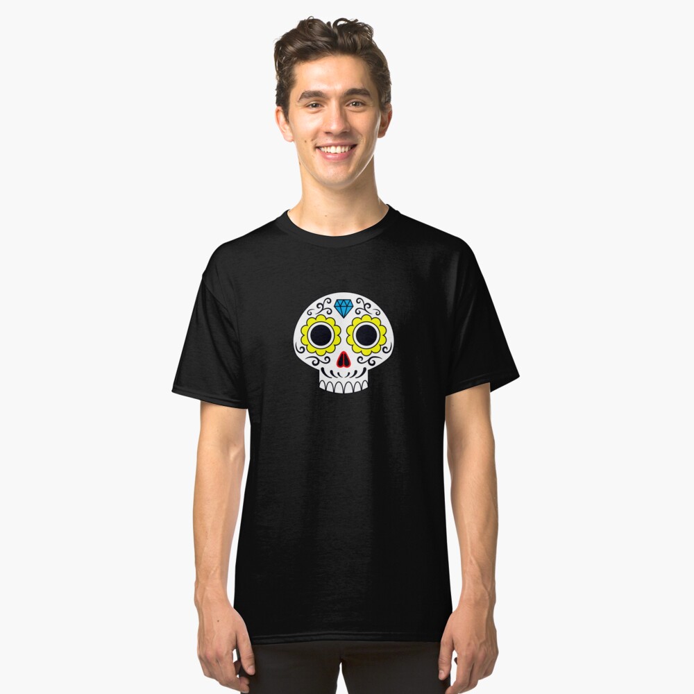 Sugar skull for a cake Classic T-Shirt