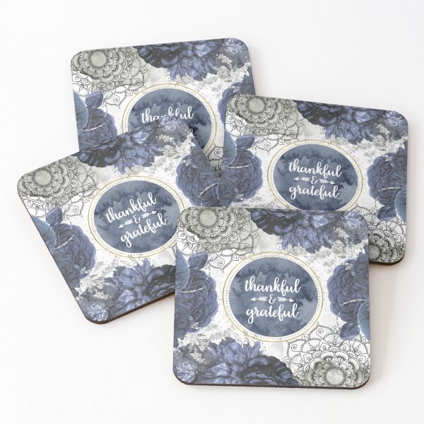 Item preview, Thankful and Grateful designed and sold by ThatMandalaShop.